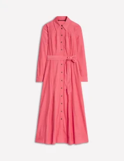 Dresses & Jumpsuits | Midi-Boden Mila Cord Midi Shirt Dress-Azalea Pink AzaleaPink
