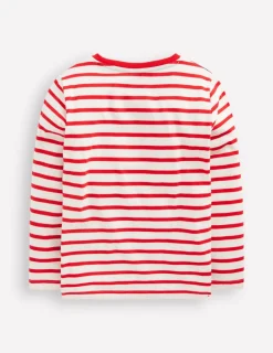 Tops, T-Shirts & Polos-Boden Novelty Bag T-shirt-Poppy Red Dino PoppyRedDino