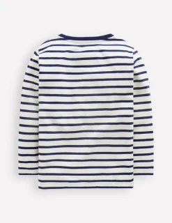 Tops, T-Shirts & Polos-Boden Novelty Bag T-shirt-Starboard/ Ivory Dog Starboard/IvoryDog