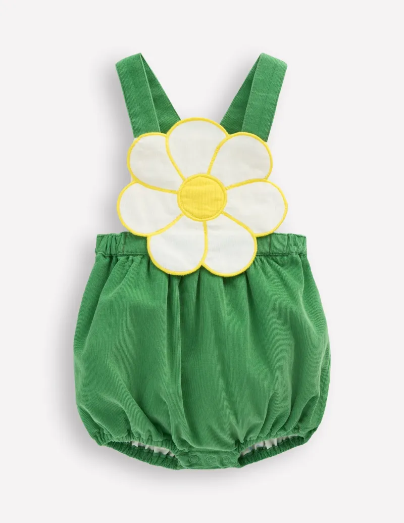 Playsuits & Rompers-Boden Novelty Bubble Romper-Sapling Green SaplingGreen
