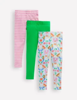 Leggings | Pants & Jeans-Boden 3-Pack Leggings-Multi Mermaid MultiMermaid