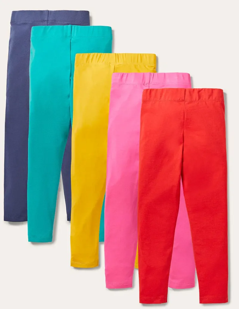 Leggings | Pants & Jeans-Boden 5-Pack Leggings-Multi Rainbow MultiRainbow
