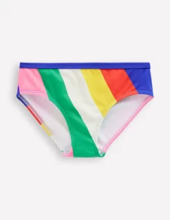 Swimwear & Beachwear-Boden Patterned Bikini Bottoms-Multi Rainbow Swirl MultiRainbowSwirl
