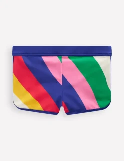 Swimwear & Beachwear-Boden Patterned Swim Shorts-Multi Rainbow Swirl MultiRainbowSwirl