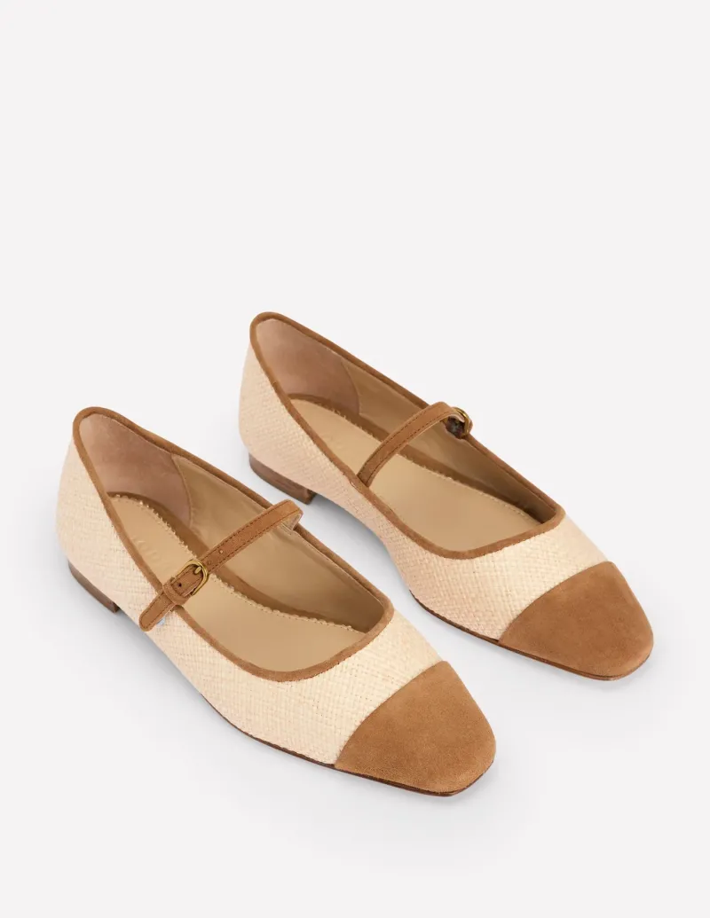 Flats-Boden Penelope Mary Jane Flat- Natural
