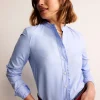 Tops & Blouses | Shirts-Boden Phoebe Shirt-Blue Oxford BlueOxford