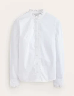 Shirts | Tops & Blouses-Boden Phoebe Shirt-Ivory Broderie IvoryBroderie