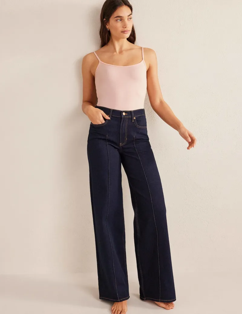 T-Shirts & Tanks | Tops & Blouses-Boden Plain Cami Top-Light Beige LightBeige