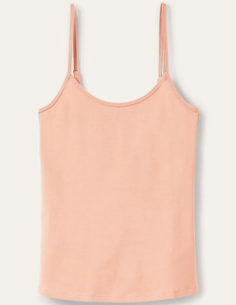T-Shirts & Tanks | Tops & Blouses-Boden Plain Cami Top-Light Beige LightBeige
