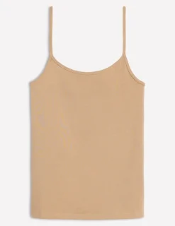 T-Shirts & Tanks | Tops & Blouses-Boden Plain Cami Top-Medium Beige MediumBeige