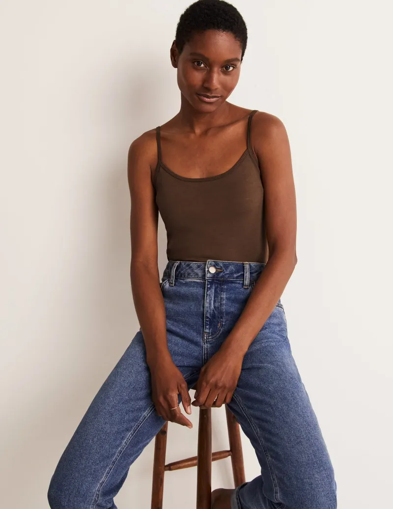 T-Shirts & Tanks | Tops & Blouses-Boden Plain Cami Top- Navy