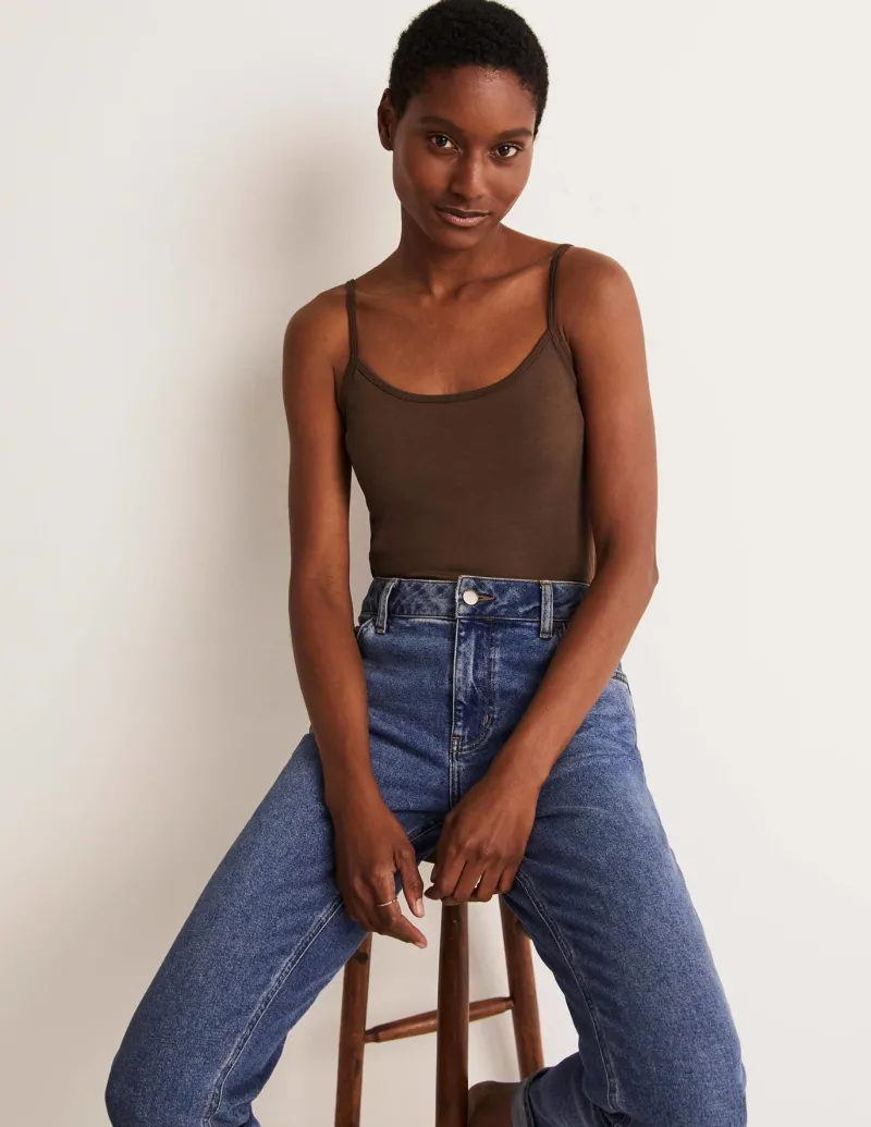 T-Shirts & Tanks | Tops & Blouses-Boden Plain Cami Top- Navy