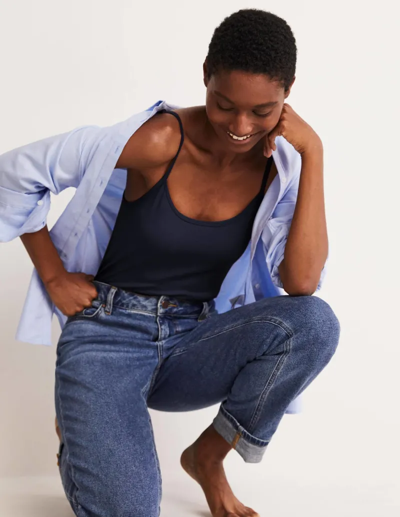 T-Shirts & Tanks | Tops & Blouses-Boden Plain Cami Top- Navy