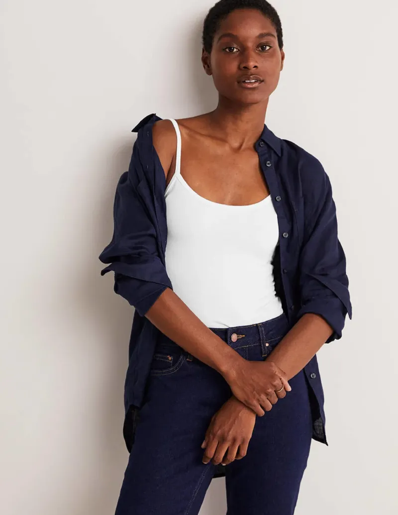 T-Shirts & Tanks | Tops & Blouses-Boden Plain Cami Top- White