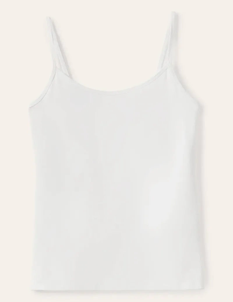 T-Shirts & Tanks | Tops & Blouses-Boden Plain Cami Top- White