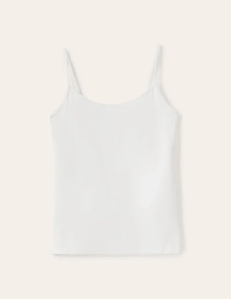 T-Shirts & Tanks | Tops & Blouses-Boden Plain Cami Top- White