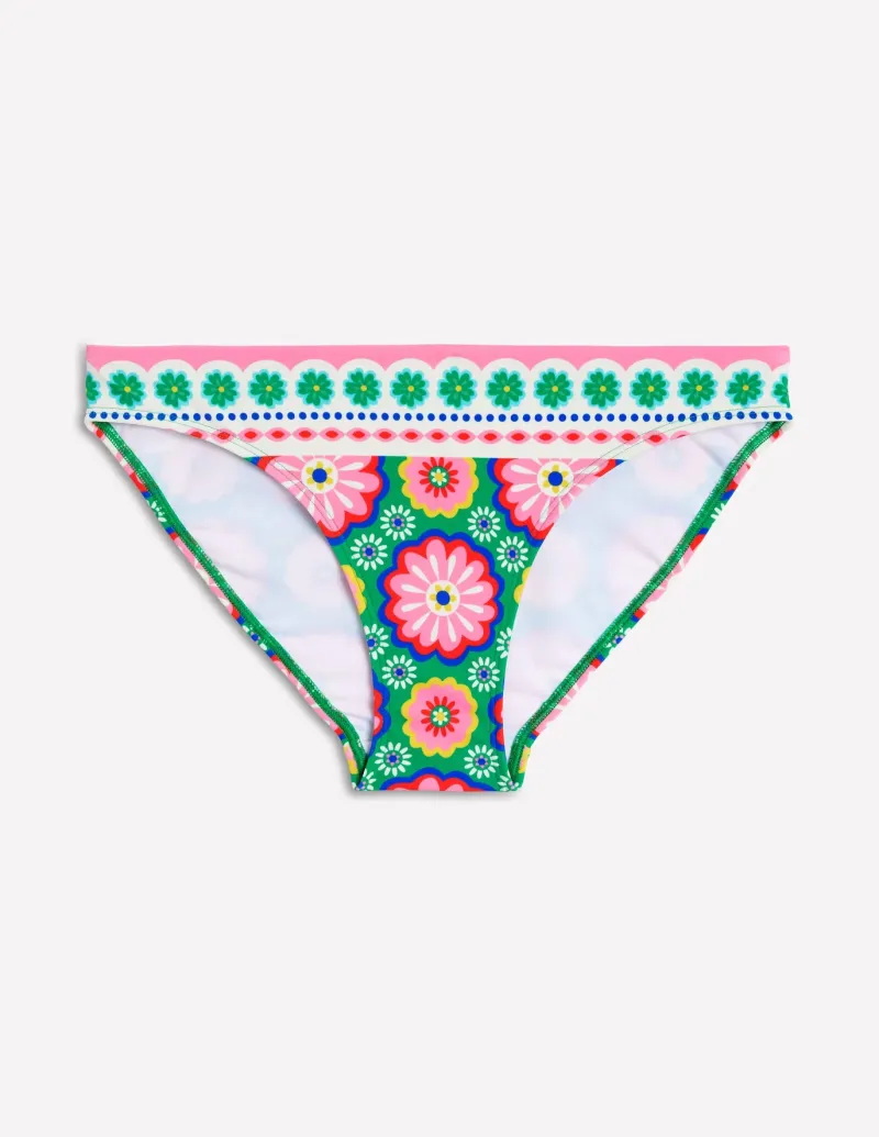 Swimwear-Boden Porto Bikini Bottoms-Multi, Flower Tile Multi,FlowerTile