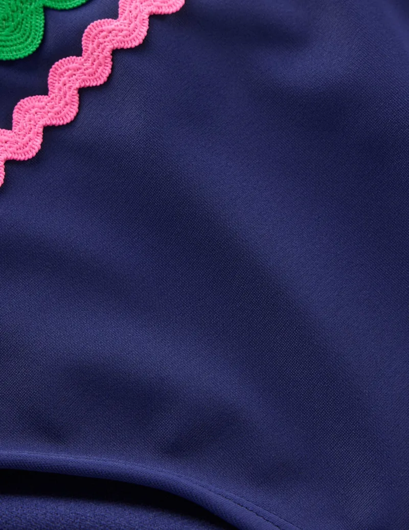 Swimwear-Boden Porto Bikini Bottoms-Navy Rik Rak NavyRikRak