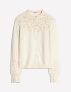 Sweaters & Cardigans-Boden Pretty Raglan Cardigan-Warm Ivory WarmIvory
