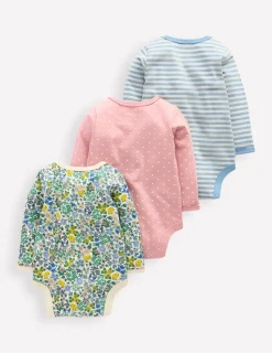 Tops & Bodysuits-Boden Printed 3 Pack Bodies-Chick Floral ChickFloral