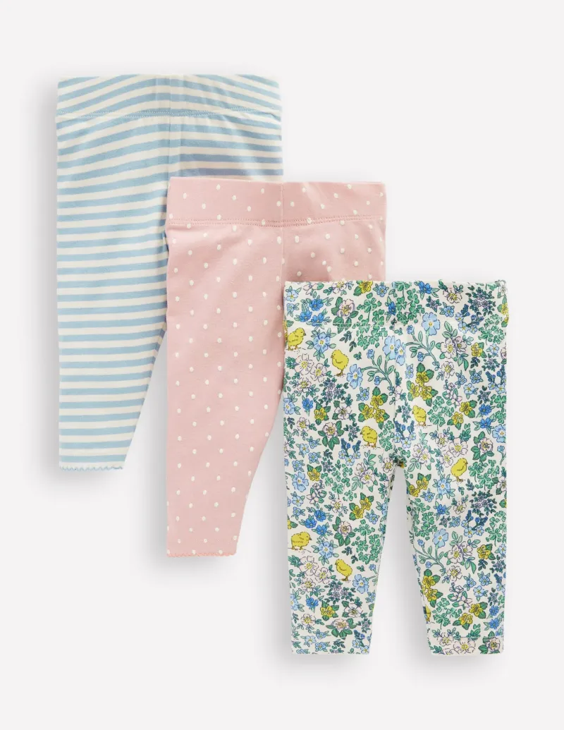 Bottoms-Boden Printed 3 Pack Legging-Multi Chick Floral MultiChickFloral