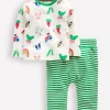 Playsuits & Rompers-Boden Printed Jersey Play Set-Soft Ivory Farm SoftIvoryFarm