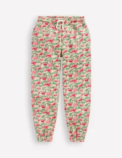 Pants & Jeans-Boden Printed Joggers-Chalk Pink Wild Rose ChalkPinkWildRose