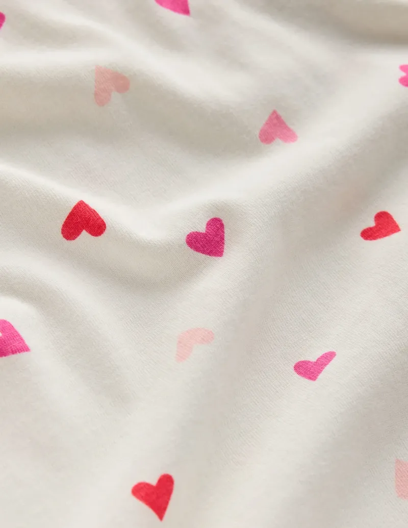 Sleepwear & Pajamas-Boden Printed Long-sleeved Nightie-Multi Hearts MultiHearts