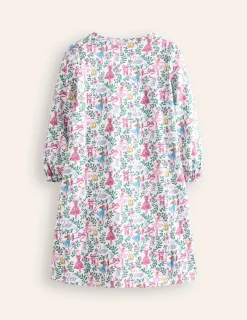 Sleepwear & Pajamas-Boden Printed Long-sleeved Nightie-Vanilla White Ballet Toile VanillaWhiteBalletToile