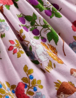 Skirts & Skorts-Boden Printed Pull-On Twirly Skirt-Pink Valentines Bunny PinkValentinesBunny