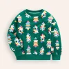 Sweatshirts & Hoodies | Tops, T-Shirts & Polos-Boden Printed Sweatshirt-Christmas Tree ChristmasTree