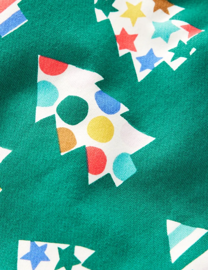 Sweatshirts & Hoodies | Tops, T-Shirts & Polos-Boden Printed Sweatshirt-Christmas Tree ChristmasTree