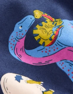 Sweatshirts & Hoodies | Tops, T-Shirts & Polos-Boden Printed Sweatshirt-Multi Dino Family MultiDinoFamily