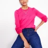 Sweaters & Cardigans-Boden Pru Scallop Trim Sweater-Pink Peony PinkPeony