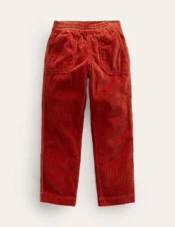 Pants & Jeans-Boden Pull-On Cord Trousers-Roasted Chestnut RoastedChestnut
