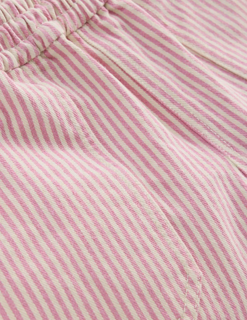 Pants & Jeans-Boden Pull-On Trouser-Pink Ticking PinkTicking