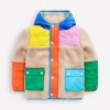 Coats & Jackets-Boden Quilted Borg Mix Jacket-Multi Colourblock MultiColourblock