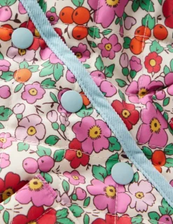 Coats & Jackets-Boden Quilted Hooded Jacket-Pink Apple Blossom Floral PinkAppleBlossomFloral