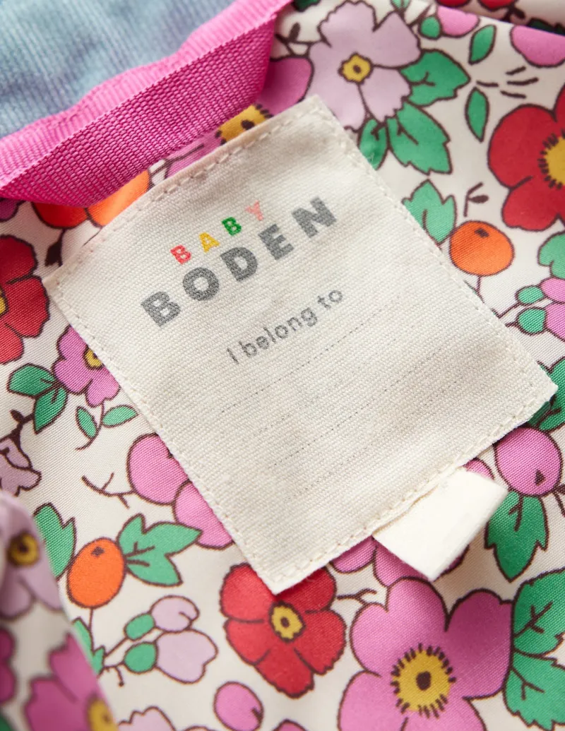 Coats & Jackets-Boden Quilted Hooded Jacket-Pink Apple Blossom Floral PinkAppleBlossomFloral