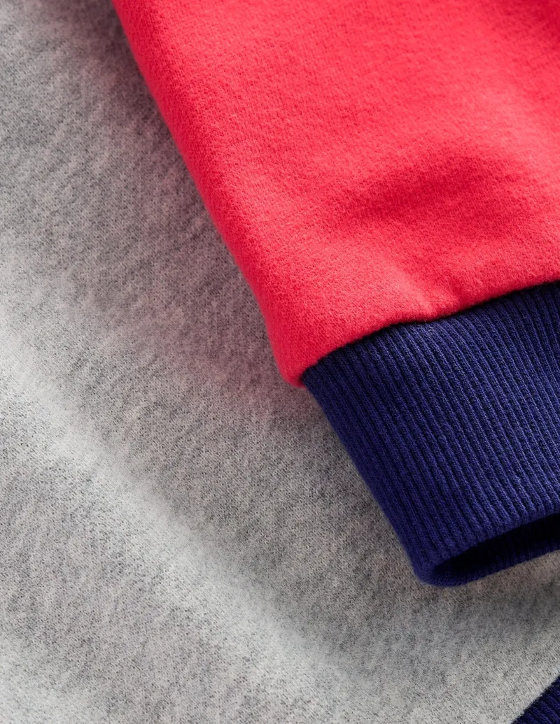 Sweatshirts & Hoodies | Tops, T-Shirts & Polos-Boden Rainbow Sweatshirt-Grey Marl Colourblock GreyMarlColourblock