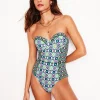 Swimwear-Boden Rhodes Cup-Size Swimsuit-Multi, Floweret Tile Multi,FloweretTile
