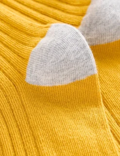 Socks & Tights-Boden Ribbed Tights-Honey Yellow HoneyYellow
