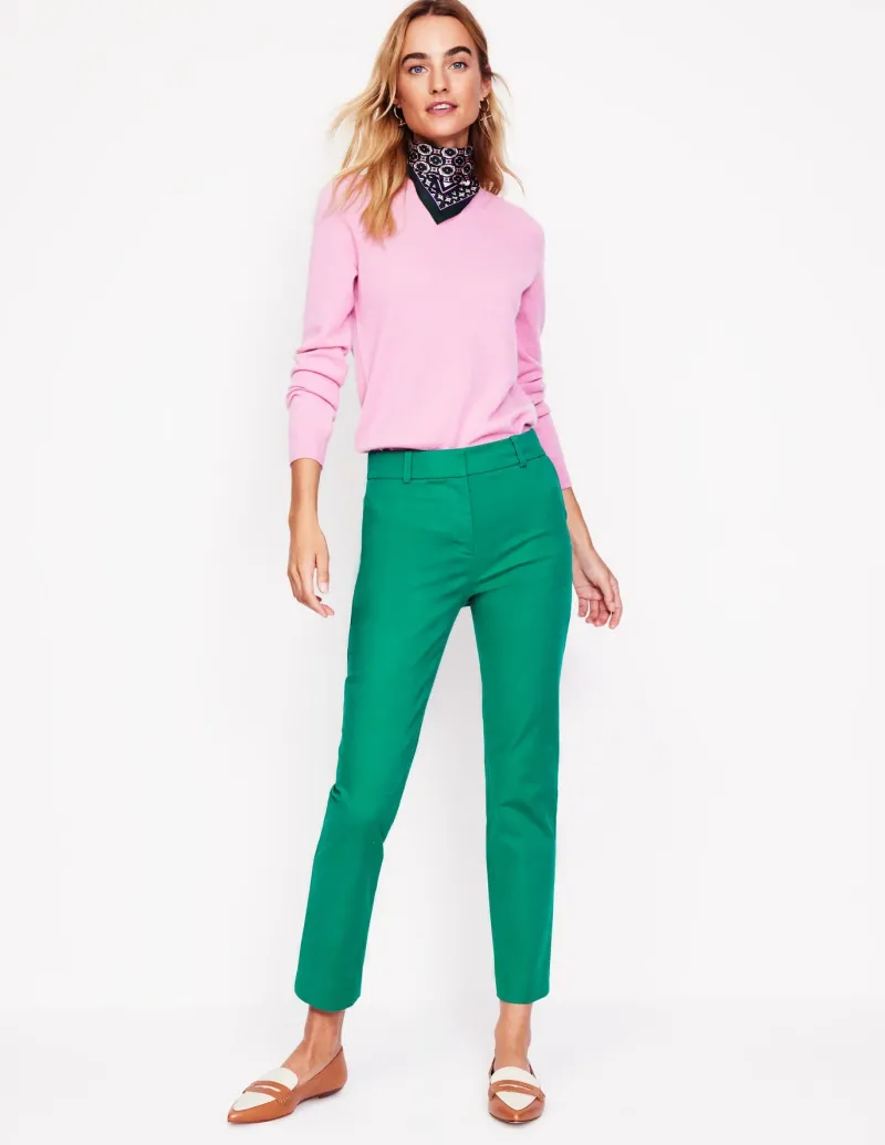 Pants-Boden Richmond 7/8 Pants- Malachite