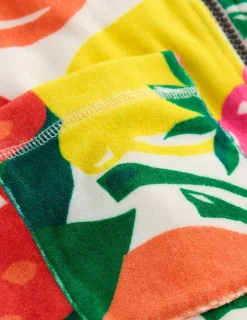 Swimwear & Beachwear-Boden Romie Towelling Zip Throw-On-Multi Giant Fruit MultiGiantFruit