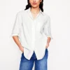 Shirts | Tops & Blouses-Boden Sadie Relaxed Cotton Shirt-White Oxford WhiteOxford