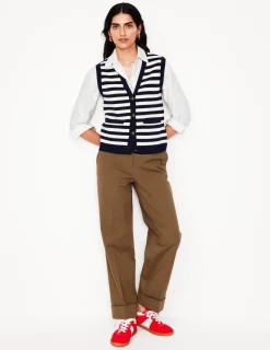 Shirts | Tops & Blouses-Boden Sadie Relaxed Cotton Shirt-White Oxford WhiteOxford