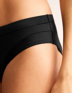 Swimwear-Boden Santorini Bikini Bottoms- Black