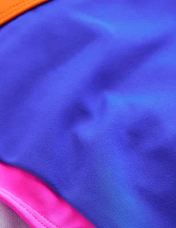 Swimwear-Boden Santorini Bikini Bottoms-Blue/Pink Colourblock Blue/PinkColourblock