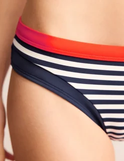 Swimwear-Boden Santorini Bikini Bottoms-Red, Navy Stripe Red,NavyStripe