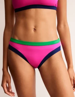 Swimwear-Boden Santorini Bikini Bottoms-Super Pink Colourblock SuperPinkColourblock